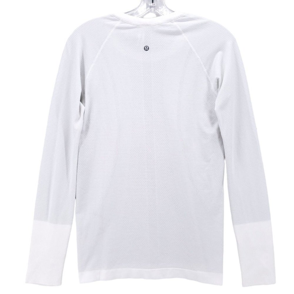 Nwt Lululemon White Swiftly Tech Long Sleeve Shir… - image 4